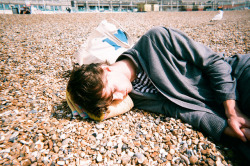 Asleep on the Beach by but_those_are on Flickr.