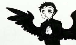 teeny, priest!angel Castiel