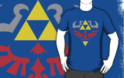 mikeydoodles:  New t-shirt design, Hylian Hero available! Please