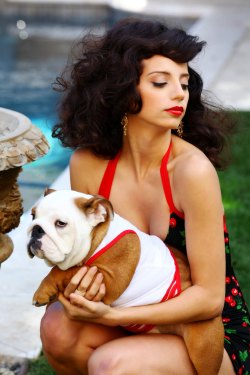 troixmagazine:  Pinup Perfect ♥  TWILIGHT Breaking Dawn’s ANGELA SARAFYAN  Six Months of Sexy Issue…