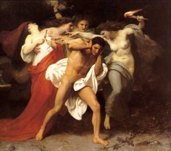 Orestes Pursued By The Furies by William-Adolphe Bouguereau