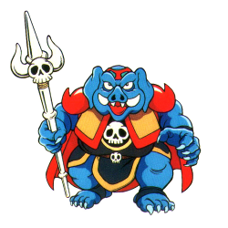 gameandgraphics:  Classic Ganon design for Zelda: A Link To The Past - Super Nintendo, 1991.  Chunky hog Ganon is the best Ganon.