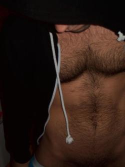 homo-online:  Bear Hunting “I’d always wondered what it would be like to run my fingers down a  hairy chest to a big, furry belly, and then back up and around to wide  angel wing-shaped bristly traps and down a bushy lower back. But never  enough