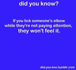 normalovesyou:  cceruleanannabellee:  normalovesyou:  cceruleanannabellee:  I TOTALLY KNEW THIS! I’VE DONE IT A MILLION TIMES  lol wut? ^^^  haha no it’s really funny when you do it right, and then you ask them ‘did you feel that?’ and they say