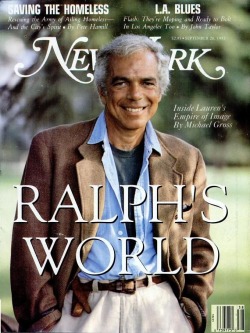 Ralph Lauren - New York Magazine, September 1993 