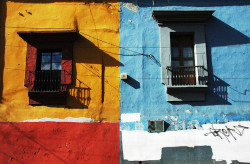 n221:  Oaxaca (Mexico) - Colourful Houses