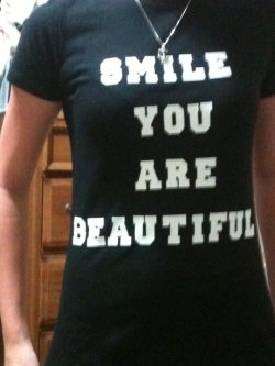 So I was at NuNu&rsquo;s and somebody complimented my shirt. I made one person see this message and it felt good :)