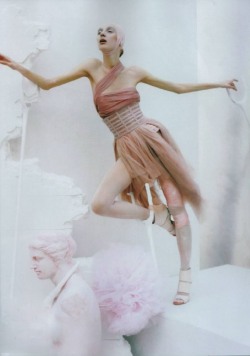 Olga Sherer by Tim Walker in Vogue Italia by Alexander McQueen
