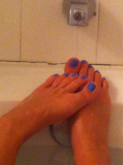 Chillin in a hot bath. Trying to relax my sore muscles from the workout my hubby put me through yesterday.