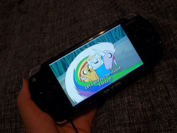 son-goku:  I want Adventure Time on MY PSP! :o  we need to start actually watching AT again first.