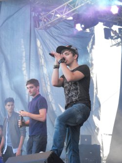 Nathan on stage at 2011 Live in Stoke.