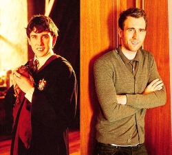 whomping-willlow:  Matthew Lewis, who plays who plays Neville, has undergone a bigger physical transformation than any other person who works in those films to the point that, when I went to the read through of Half Blood Prince, we were all sitting in