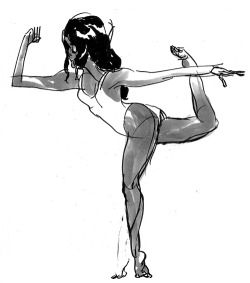Dancer drawings&hellip; drew these while listening to &ldquo;The Keeper&rdquo; (Live @ KEXP) by Bonobo