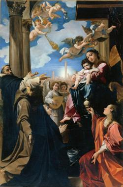 mesbeauxarts: Lodovico Carracci. Madonna dei Bargellini. 1588. Oil on canvas. Pinacoteca Nazionale di Bologna. Bologna, Italia.  