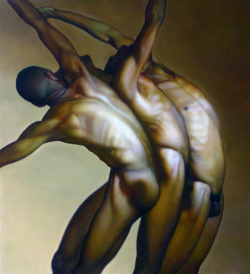 antonio-m: Noah Buchanan, Protean Arc, Oil on Linen, 50 x 46 inches, 2011 
