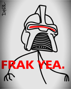Ianbrooks:  Frak Yea By Daniel Sotomayor Shirt And Stickers Available At Redbubble. 