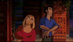 lupass-moosen:  miguel’s just stripping like it’s no problem because he’s used to that, but tulio’s just like ‘gtfo whore’ 