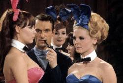 Young Hugh Hefner with friends
