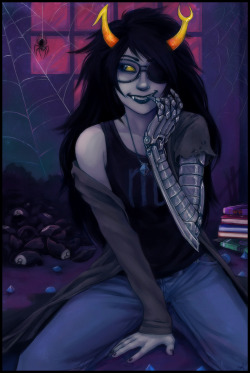 skepticarcher:  Vriska you don’t even have nails to bite on that hand what are you doing. 