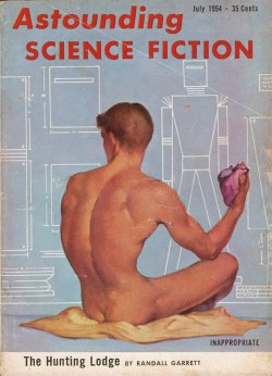 Sadburro:  Astounding Science Fiction July 1954 (Cover Apparently Inappropriate)