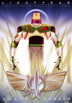 ianbrooks:  Buzz Lightyear by Franco Spagnolo For the August 2011 edition of the Pixar Times.  Artist: deviantart / blogspot 