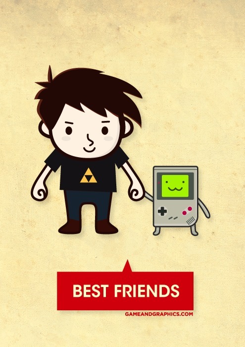gameandgraphics:  Best friends, by Game &amp; Graphics. 