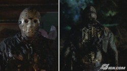 Top- kids.. this is Jason Voorhees done by Kane Hodder Bottom- this is a hobo schmuck wearing a hockey mask For the record Freddy vs Jason sucked&hellip; thank you new line cinema