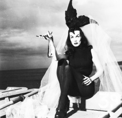 Vampira in Malibu, 1954 