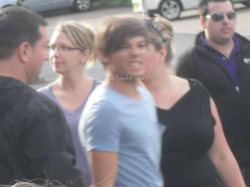 Louis pulling a rather attractive face #sarcasmTrax FM. Doncaster. 17th August 2011. My picture. 
