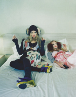 Gemma Ward &amp; Lily Donaldson by Emma Summerton in Vogue Italia