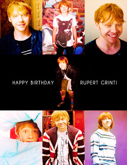 magicprophecy:  Happy 23rd Birthday you perfect ginger ♥  