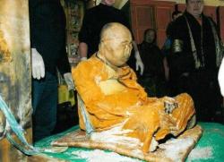  Dashi-Dorzho Itigilov is a Buddhist Lama considered to have reached Nirvana, due to the lifelike state of his corpse, which is not subject to macroscopic decay. He died in 1927 and upon the latest examination in 2002, scientists and pathologists stated