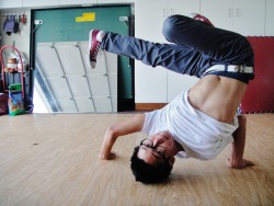 bboyjoonie:  It takes an athlete to breakdance,