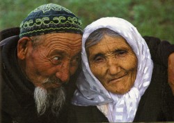 seekthetruth-islam:  an old Kazakh couple,