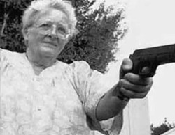 onceuponapony:  skiesofdoomspookybutts:  wearesex-bobomb:  caffeinatedfeminist:  [TW: Rape] faysbook:  serenitywarrior:  leetakeuchi:  Gun-toting granny Ava Estelle, 81, was so ticked-off when two thugs raped her 18-year-old granddaughter that she tracked