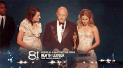 voxamberlynn:  nathandavidpalmer:  misainsomnia:  diebywwe:  kate-bish0p: Heath Ledger winning an Oscar for ‘Best Supporting Actor’ for his role as ‘The Joker’ in The Dark Knight (2008)  will forever reblog this  omg stop it  best photoset on