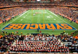 stadium-love-:  The Carrier Dome, Home of the Syracuse Orange. Season opener vs. Wake Forest (OT win 36-29) Submitted by Bradsays 