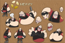drsimetra:  The Heavy by ~Zeurel  Oh my lawd, the bottom right corner &lt;3