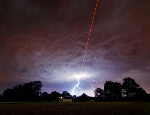 Porn Pics jtotheizzoe:  Humans fire laser to sky, sky