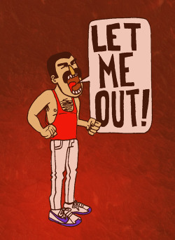 tweetsillustrated:  “Freddie Mercury Isn’t Dead” inspired by @RealAdamLevine 