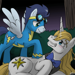 &ldquo;Prince Blueblood and Soarin&rsquo; having &quot;fun&rdquo; after the Grand Galloping Gala? :D&quot; Very first request on my Tumblr. So why not?