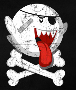 Svalts:  Pirate Boo - By Jose Sabenicio T-Shirt Up For Voting At Qwertee Deviantart