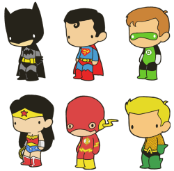 lildoodles:  Lil’ DC: Justice League of America booster pack! This pack includes Batman, Superman, Green Lantern, Wonder Woman, The Flash and Aquaman! Get the stickers! Batman and Superman Green Lantern and Wonder Woman The Flash and Aquaman 