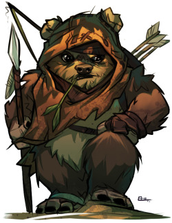 jedibusiness:  Okay, I’ll admit, this is a badass looking Ewok. 