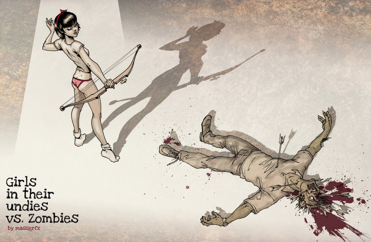 zombiesandpurses:  Babes vs. Zombies // Massgrfx // 