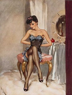 vintagegal:  art by David Wright 1940’s