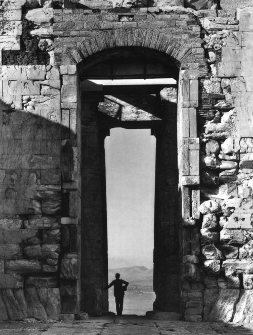 sugarmeows:  Parthenon (1908) – François Frédéric Boissonnas    Not a view I’d ever seen - cool!