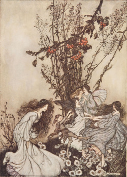 Ponderful:  Dancing With Fairies, An Arthur Rackham Illustration From Peter Pan In
