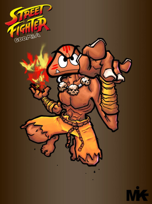 justinrampage:  The Super Mario Bros gang took on an all out Street Fighter look in artist Michael Musco’s new mash up. I’m ready for the game now. Super Mario Street Fighters by Michael Musco (deviantART) (Twitter) Via: Thaeger | Technabob 