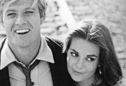 lifeinamovie:  Robert Redford &amp; Natalie Wood. I’m loving all their pictures. 